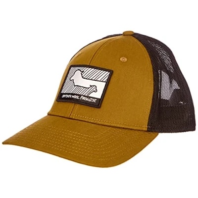 Image of Ortovox Unisex Wool Promise Trucker Cap, Green Moss, 7 1 8 UK