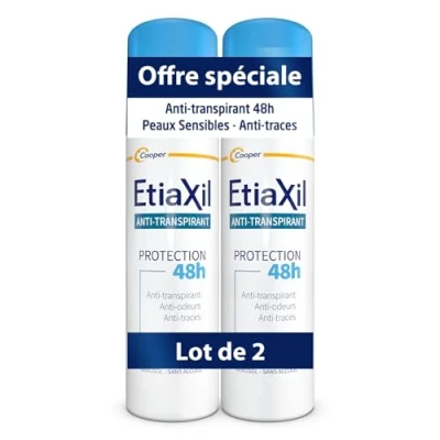 Image of Etiaxil Anti Perspirant Protection Deodorant 48H Aerosol 2 x 150ml