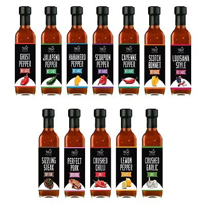 Image of Treat Factory Hot Sauce And Rubs 12 Pack