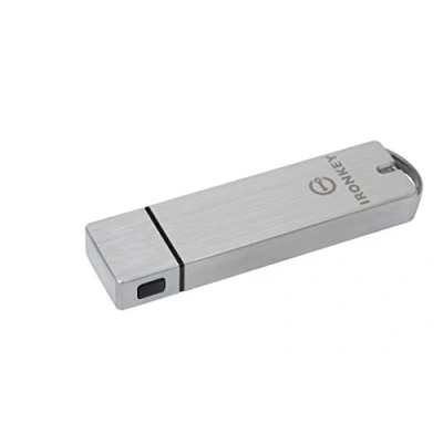 Image of Kingston IronKey S1000 Encrypted USB Flash Drive 16GB On Device Cryptochip and FIPS 140 2 Level 3 Certified IKS1000B/16GB