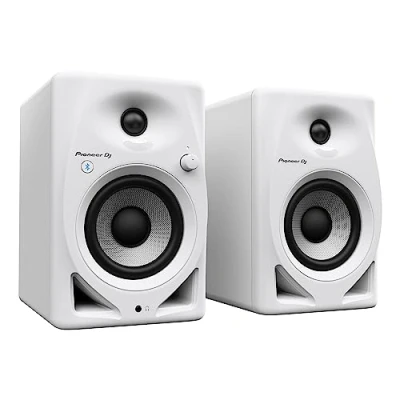Image of Pioneer DJ DM 40D BT W 4 inch Desktop Active Monitor Speaker with Bluetooth White