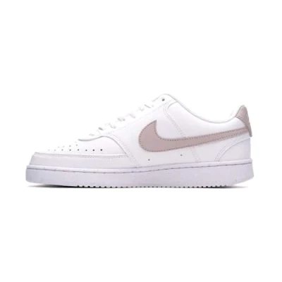 Image of NIKE Women&#039;s Court Vision Lo Sneaker, White Platinum Purple, 5 UK