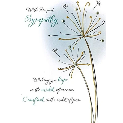 Image of Deepest Sympathy Greeting Card Second Nature Just To Say Cards