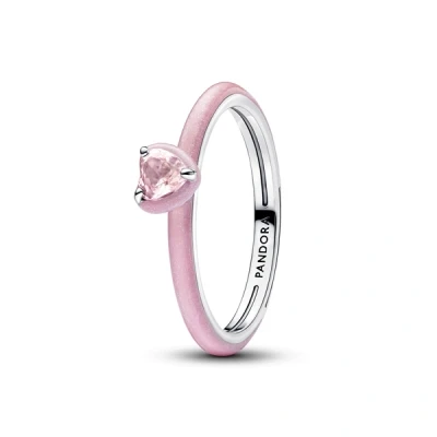 Image of Pandora Women&#039;s Ring Sterling Silver 925 193088C02, 52/16,6, enamel, Crystal