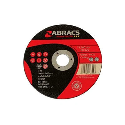 Image of Connect 32144 Abracs 100mm x 1.0mm Thin Cutting Discs 10pc