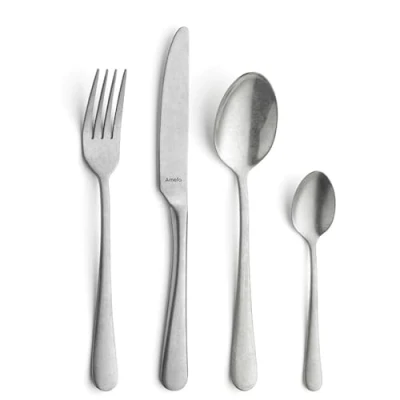 Image of Austin, Stainless Steel, Vintage, Ménagère 32 couverts Pour 8 personnes