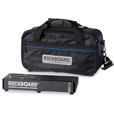Image of Rockboard Duo 2.0 Pedalboard, Adult, 318 x 142 mm, Black