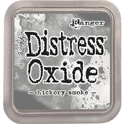Image of Ranger Tim Holtz Distress Oxide Pad Hickory Smoke, Synthetic Material, Grey, 7.5 x 1.9 cm
