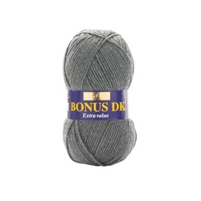 Image of Hayfield Bonus DK Double Knitting Grey Mix (790), 100g Dark by Sirdar