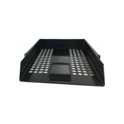 Image of ValueX Deflecto Letter Tray A4/Foolscap Portrait Black