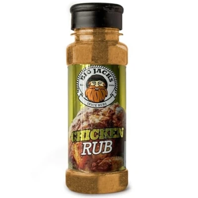 Image of Big Jacks chicken BBQ seasoning Rub Gourmet for Roasted, &amp; Grilled Poultry Effortlessly enhance taste with unique spices Ideal Grilling Gifts 200ml