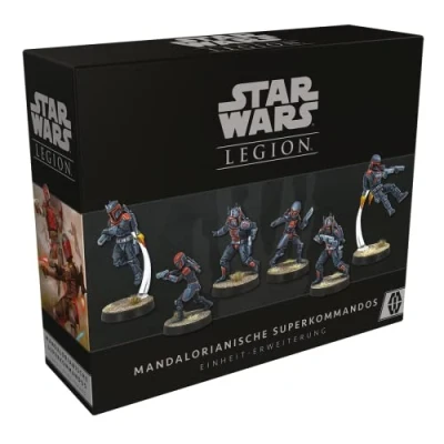 Image of Atomic Mass Games, Star Wars: Legion Mandalorian Super Commandos, Unit Expansion, Tabletop, 2 Players, Ages 14+, 120 180 Minutes, German