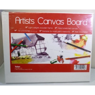 Image of THE ART BOXARTBOX 10x8 inch Value Framed Canvas, White, 5140