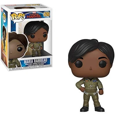 Image of Funko 37585 POP Captain Marvel Maria Rambeau Collectible Figure, Multicolor