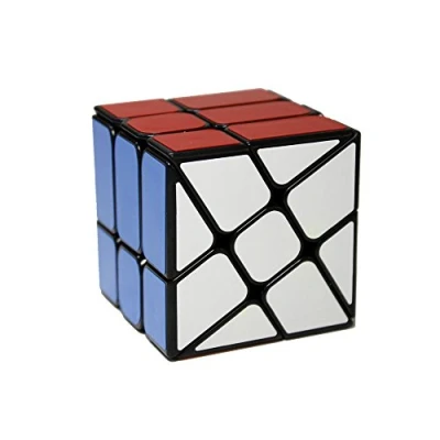 Image of OJIN YONGJUN YJ Windmill V2 3x3 Cube Wheel Fenghuolun 3x3x3 Twisty Puzzle Smooth Brain Teaser Toys(Black)