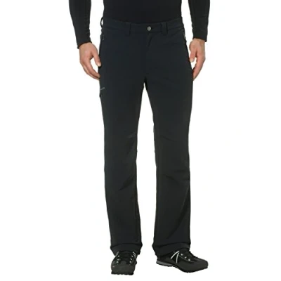 Image of VAUDE Strathcona Men’s Walking Trousers 80% Windproof Hiking Sustainable Outdoor Clothing Black