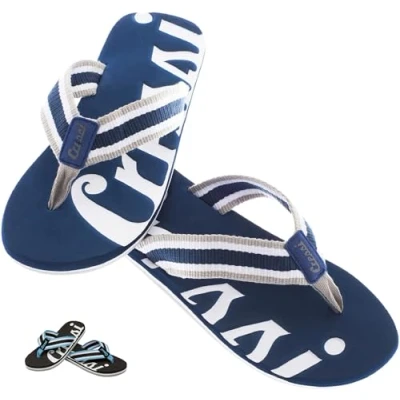 Image of Cressi Portofino Flip Flop Black/LightBlue, 7
