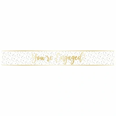 Image of Amscan 9912136 Youre Engaged Banner