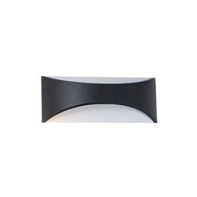 Image of Slivo Up Down LED Wall Lamp 12W Aluminium Driver Included 3000K Dark Grey IP65
