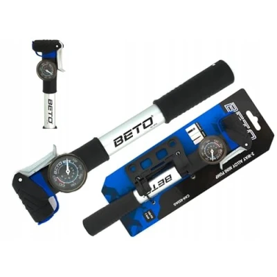 Image of Beto CAH033AG TwoWay Alloy Mini Pump with Gauge