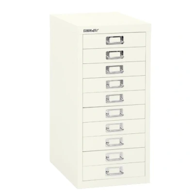 Image of Bisley H2910NL 59 cm Home 10 Multi Drawer Chalk