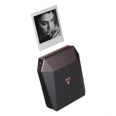 Image of instax SHARE SP3 SQUARE film format portable smartphone instant photo printer, Black