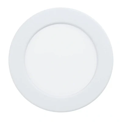 Image of Eglo Recessed LED Ceiling spot Fueva 6, Round Spotlight, lamp Made of Plastic in White, Warm White Cold ∅ 11.7 cm