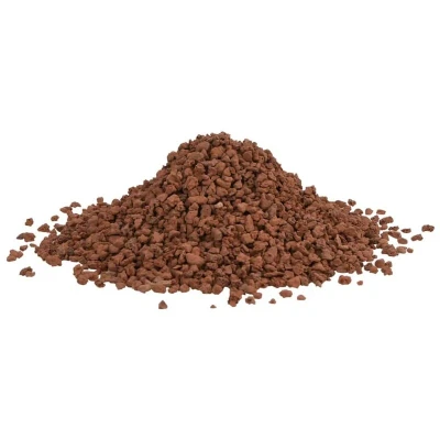 Image of vidaXL Natural Volcanic Lava Accent Stones/Beading Rocks in Red 25kg Package for Aquariums/Garden Landscapes/Planter Beds