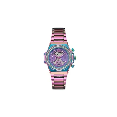 Image of GUESS Women Analog Quartz Watch with Stainless Steel Strap GW0552L4