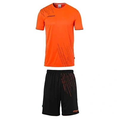 Image of uhlsport Score 26 Football Jersey Set Complete Consisting of Training T Shirt and Short Pants 10 Variations Available for Adults Children