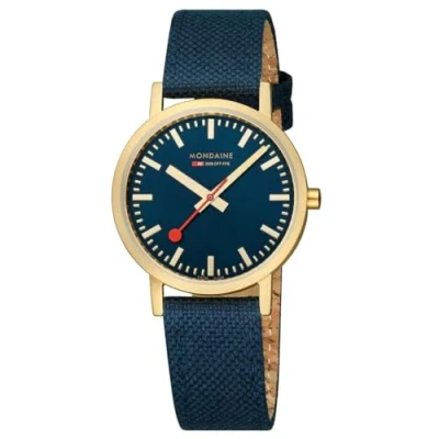 Image of Mondaine Unisex Adult Analog Quartz Watch with Plastic Strap A660.30314.40SBQ
