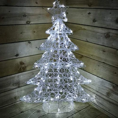 Image of Premier Lit Soft Acrylic Christmas Tree With Twinkling LED Indoor Outdoor