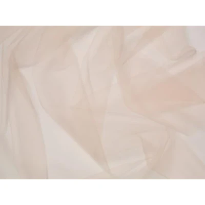 Image of Minerva Soft Tulle Net Fabric Champagne per metre