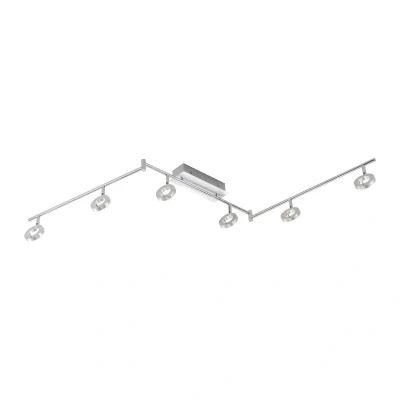Image of Sileda Ceiling Spotlight Bar Aluminium Matt 6x 6W LED 3000K IP44