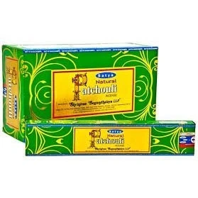 Image of Satya 2 x Natural PATCHOULI Incense Sticks 15g (2 boxes)