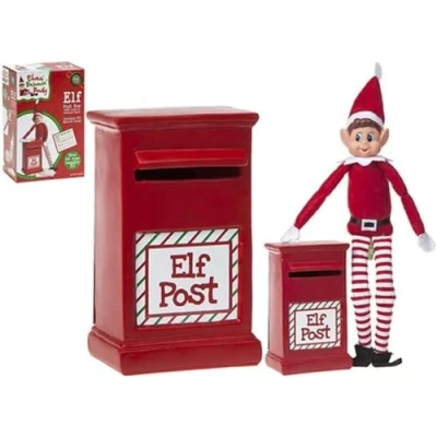Image of PMS 6&quot;H X 4&quot;W 2.5&quot;D POLYSTONE ELF POST BOX IN PVC COATED