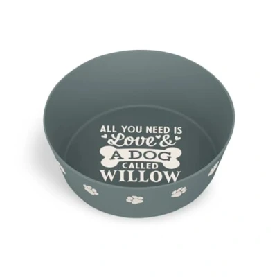 Image of Personalised Dog Bowl (Willow)