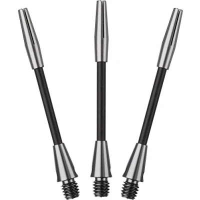 Image of Viper by GLD Products unisex adult (MD) Carbon Plus Ultra Light Dart Shaft Medium MD 3 Pack, Black, 2 Inch US