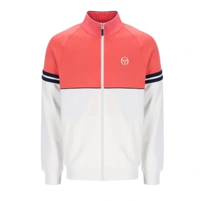 Image of Sergio Tacchini Men&#039;s Orion Track Jacket, Dubarry/Gardenia/Maritime Blue, S