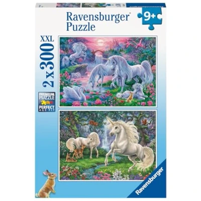 Image of Ravensburger Unicorns Jigsaw Puzzles For Kids Age 9 Years 2X 300 Pieces XXL [Amazon Exclusive]