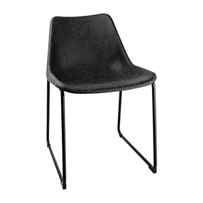 Image of Bolero Rodeo Side Chairs Black (Pack of 2)
