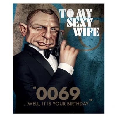 Image of Spitting Image, Wife Birthday Card, Card Wife, Funny