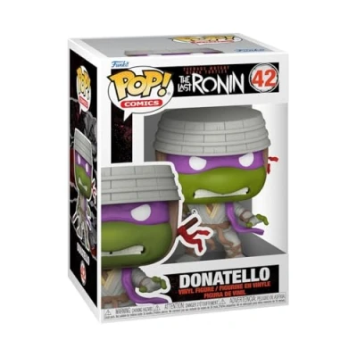 Image of Funko POP! Comics: Teenage Mutant Ninja Turtles (TMNT) LR Donatello TMNT Comics Collectable Vinyl Figure Gift Idea Official Merchandise Toys for Kids &amp; Adults Comic Books Fans