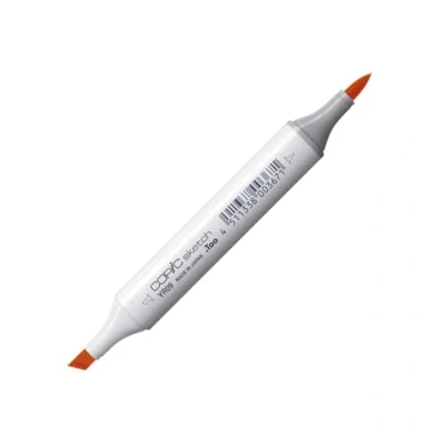 Image of Copic Sketch Coloured Marker Pen (YR 09) Chinese Orange, For Art &amp; Crafts, Colouring, Graphics, Highlighter, Design, Anime, Professional Beginners, Supplies Colouring Books