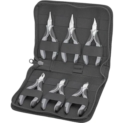 Image of Knipex Case for Electronics Pliers with tools work on electronic components 220 mm 00 20 17