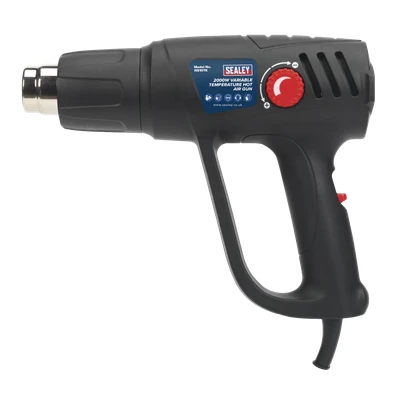 Image of Sealey Variable Temperature Hot Air Gun Kit 2000W 50 450C/90 600C