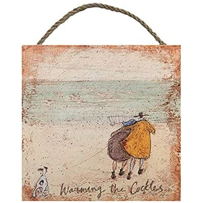 Image of Sam Toft Wooden Wall Art, Multi Colour, 20 x cm