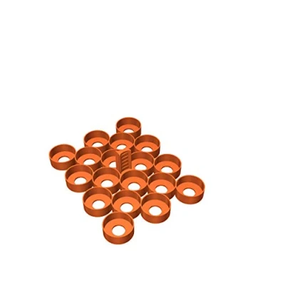 Image of Feldherr paint Rack compatible with Citadel pots (12 ml) 18 compartments, Color:Orange