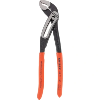 Image of Knipex Alligator® Water Pump Pliers black atramentized, with non slip plastic coating 180 mm 88 01