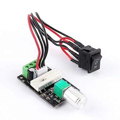 Image of FTVOGUE DC Motor Speed Controller, Reversible Pulse Regulator Switch 6 28V/3A